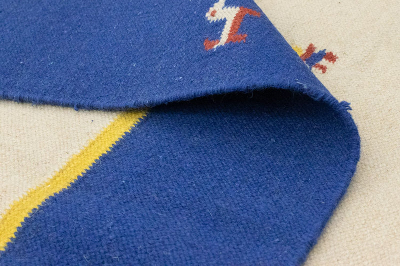 Kelim matta - trendig - 300 x 200 cm - beige