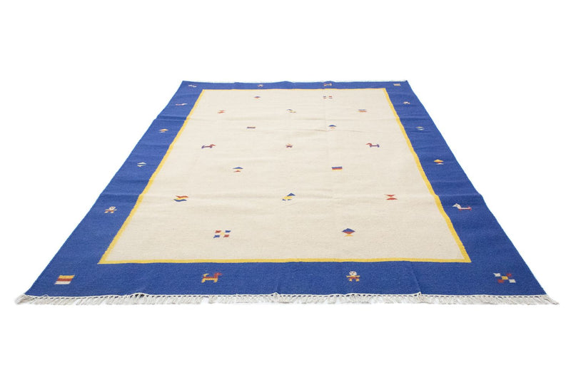 Kelim matta - trendig - 300 x 200 cm - beige