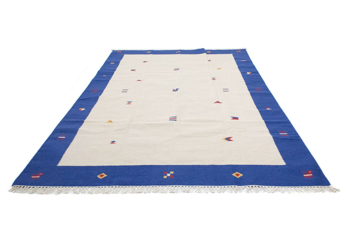 Kelim matta - trendig - 300 x 200 cm - beige