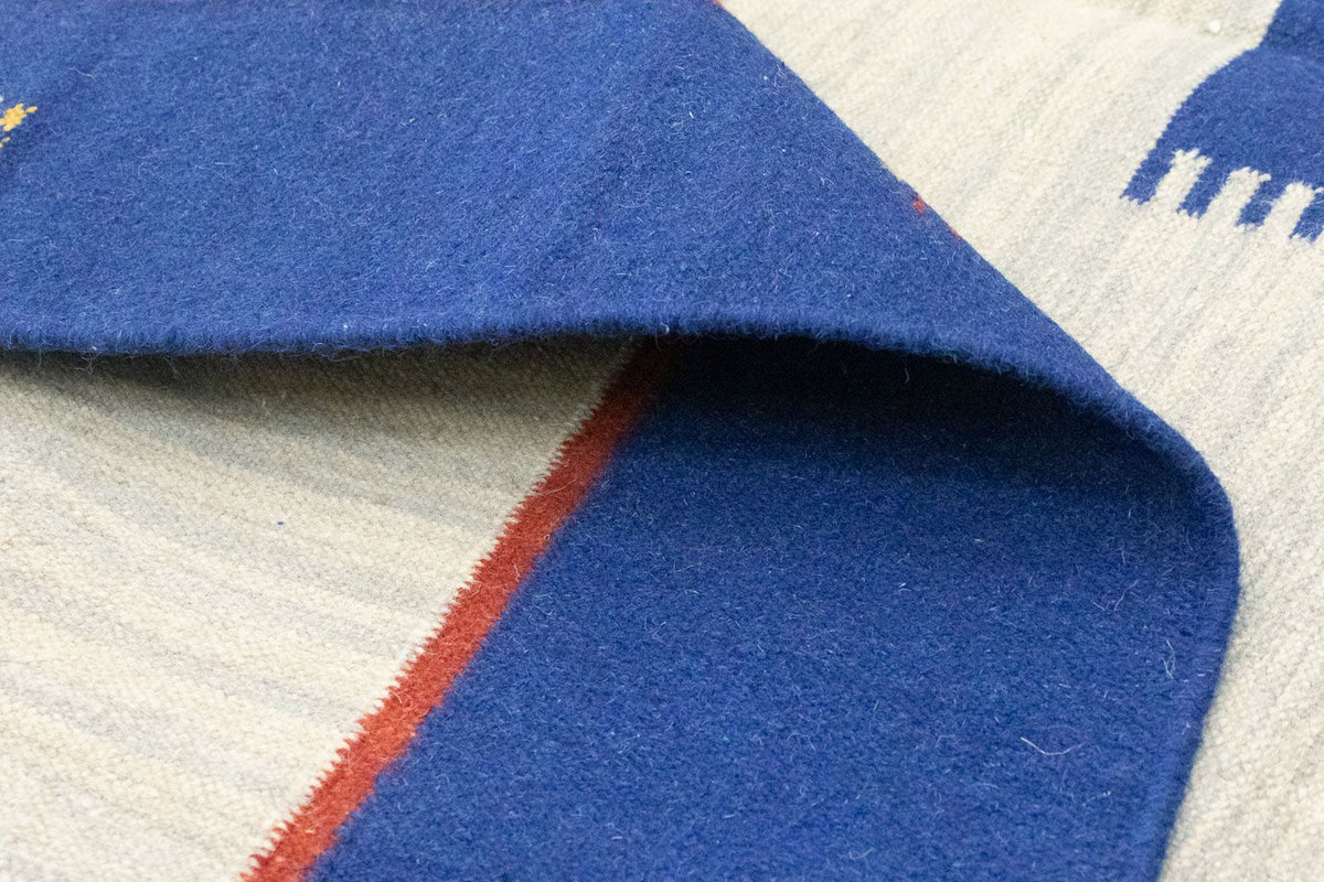 Kelim matta - trendig - 300 x 200 cm - beige