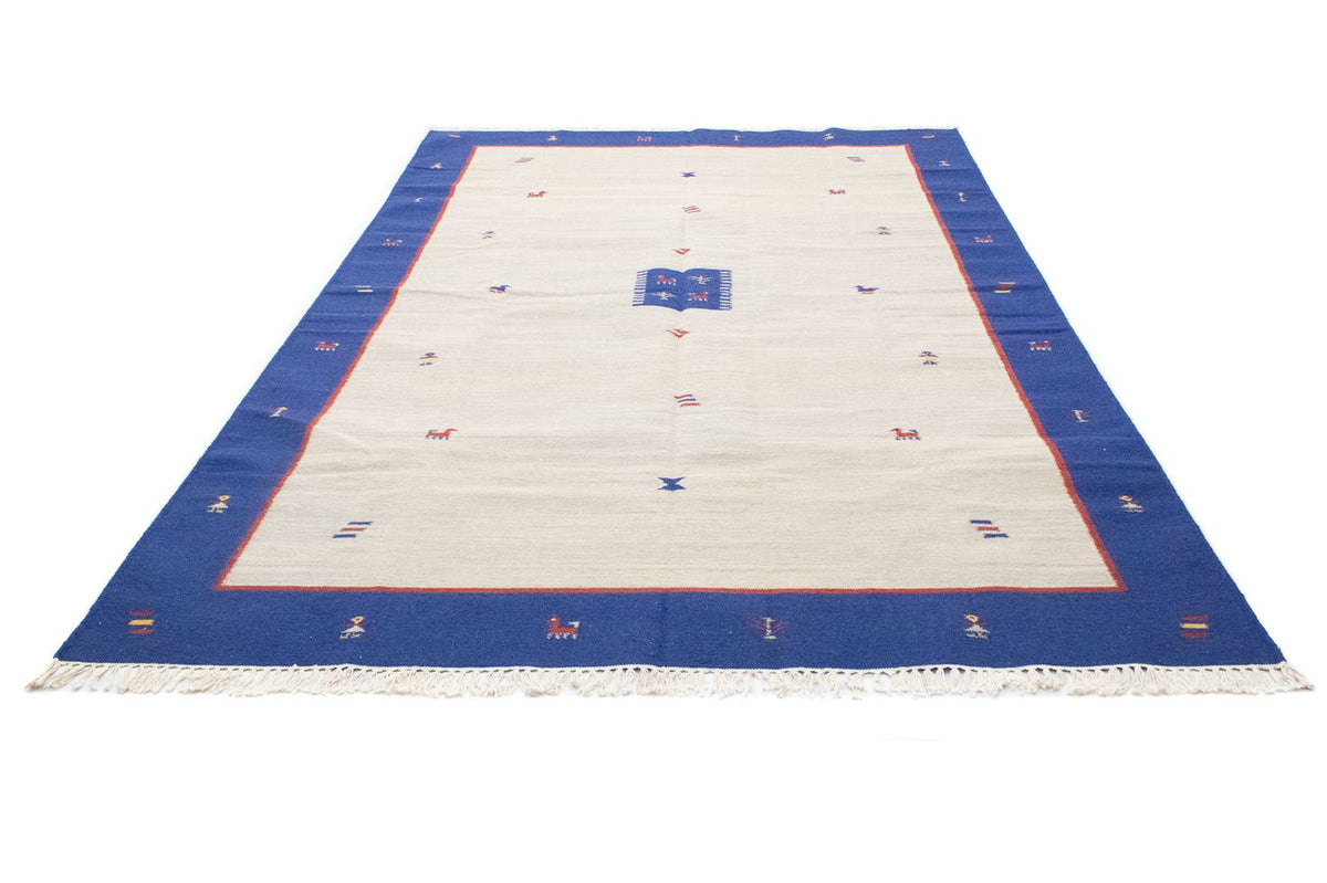 Kelim matta - trendig - 300 x 200 cm - beige