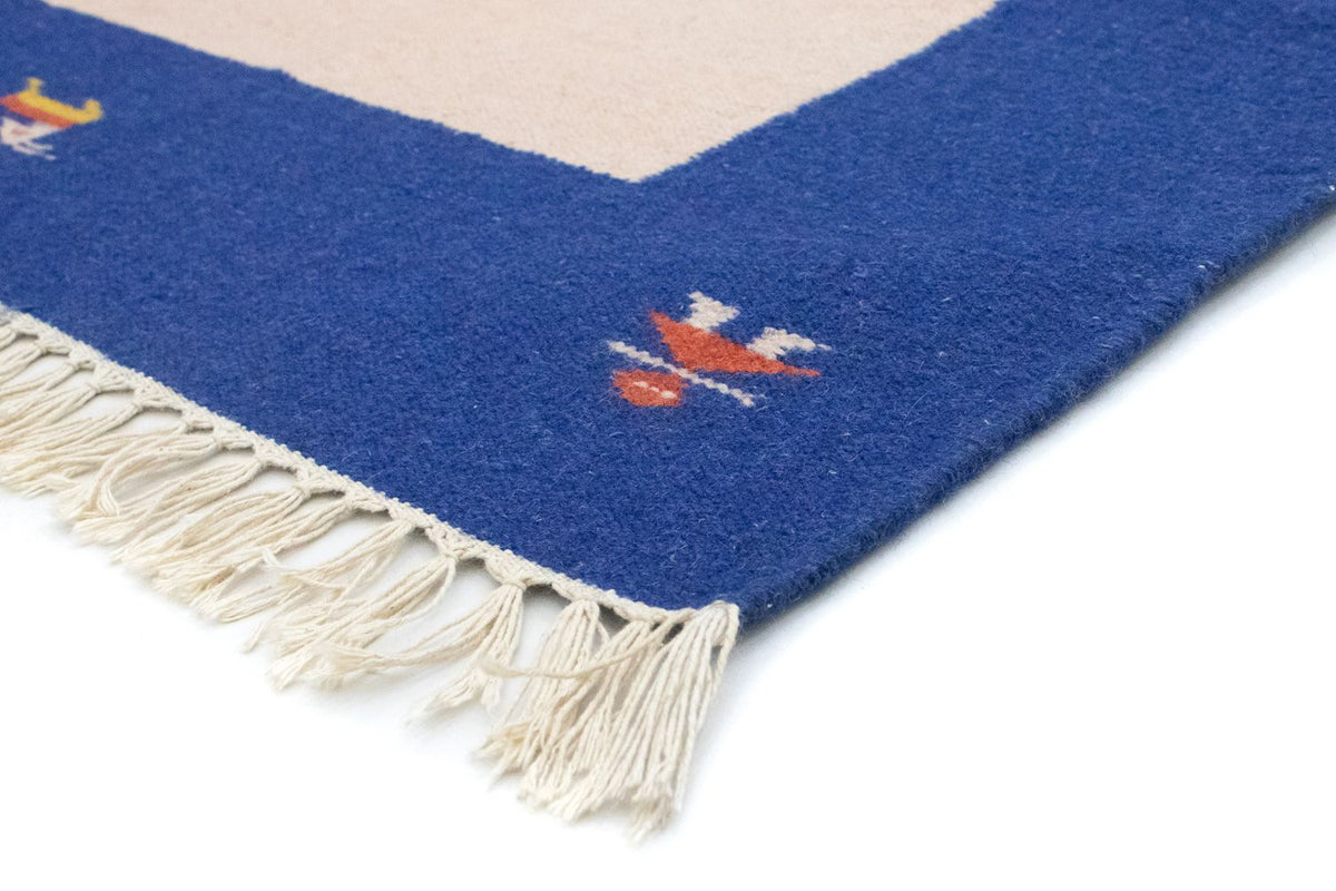 Kelim matta - trendig - 300 x 200 cm - beige