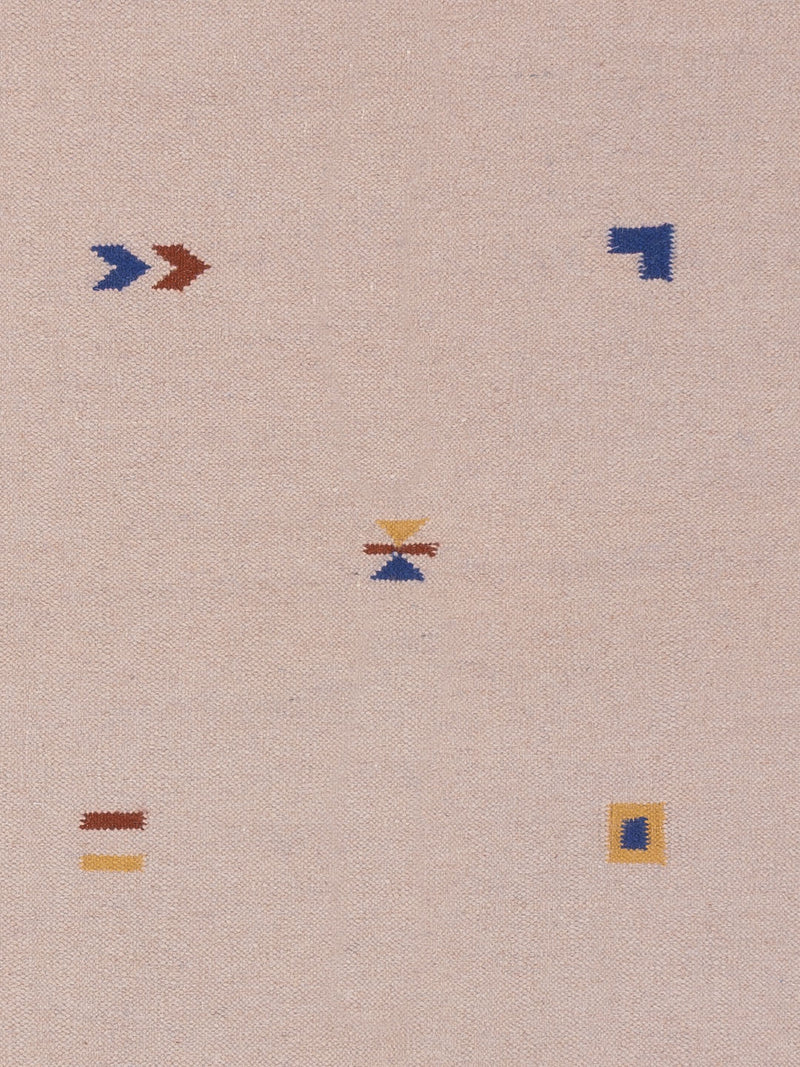 Kelim matta - trendig - 240 x 170 cm - karamell