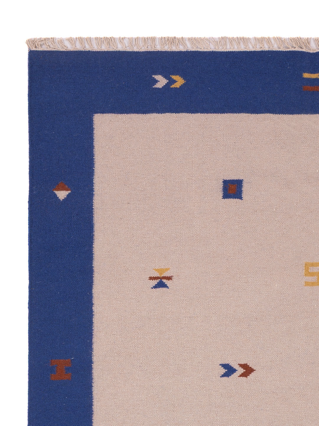 Kelim matta - trendig - 240 x 170 cm - karamell