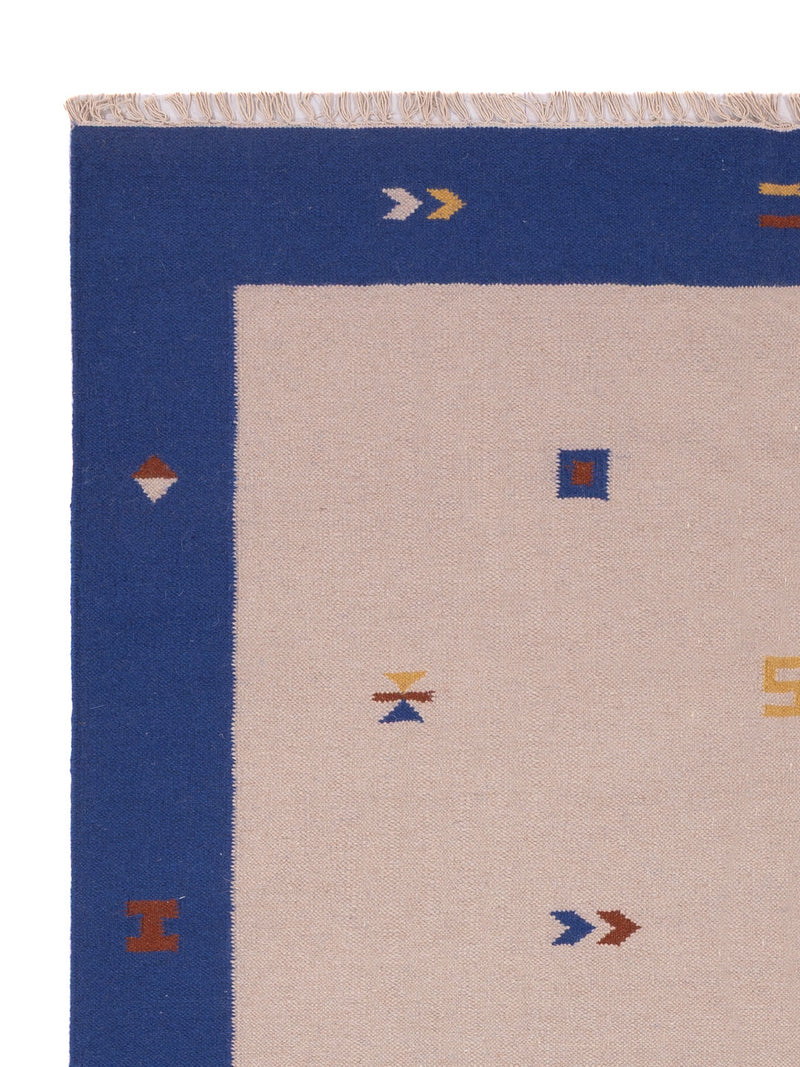 Kelim matta - trendig - 240 x 170 cm - karamell