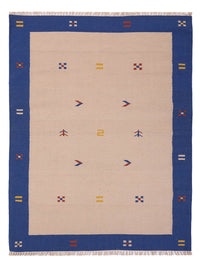 Kelim matta - trendig - 240 x 170 cm - karamell