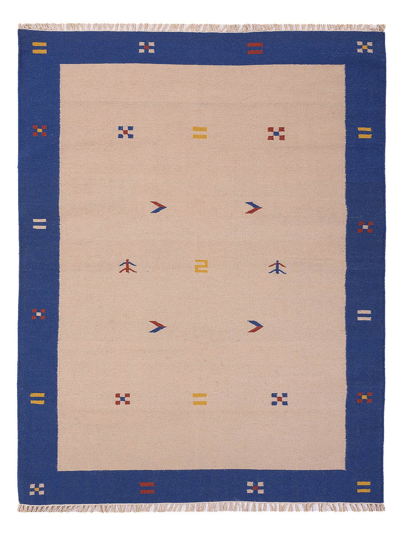 Kelim matta - trendig - 240 x 170 cm - karamell