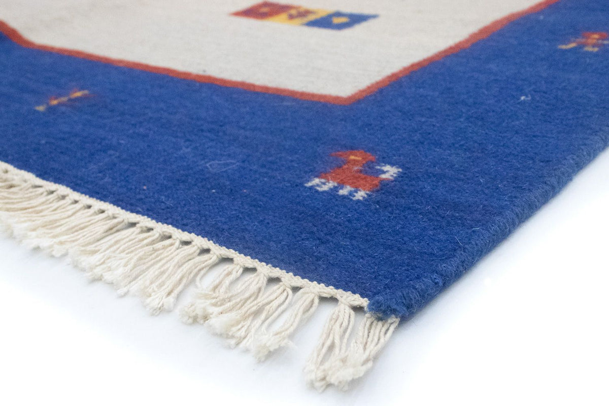 Kelim matta - trendig - 200 x 140 cm - beige