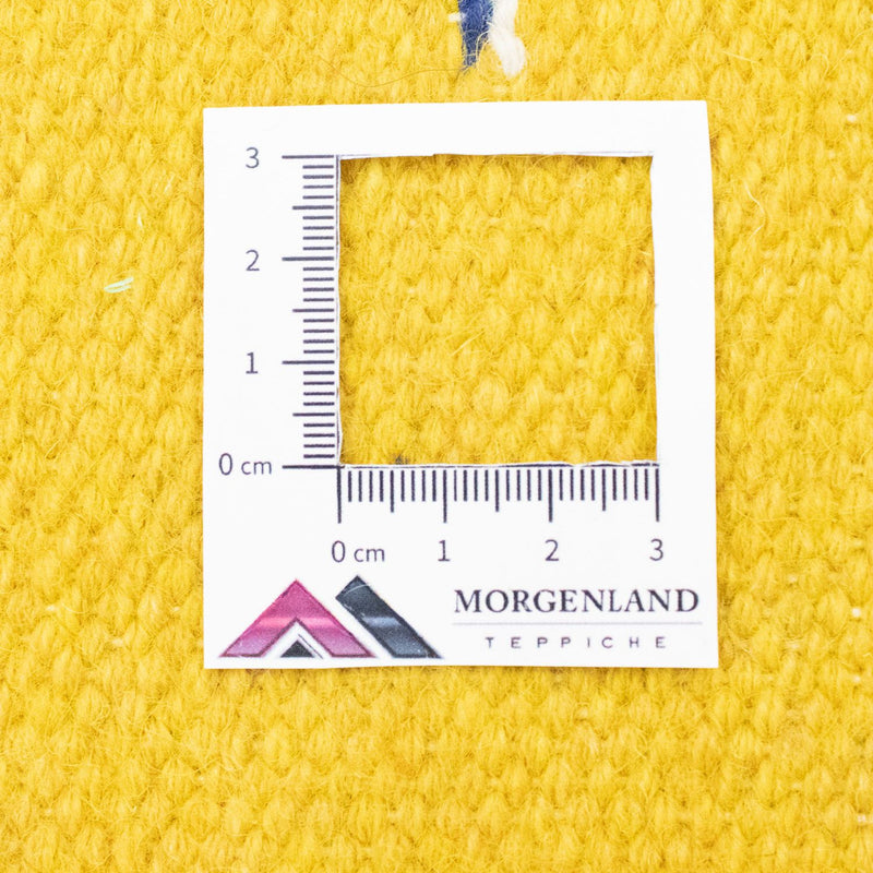 Kelim matta - trendig - 180 x 120 cm - gul