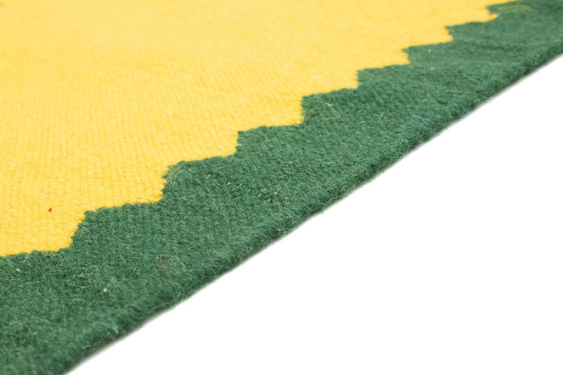 Kelim matta - trendig - 180 x 120 cm - gul