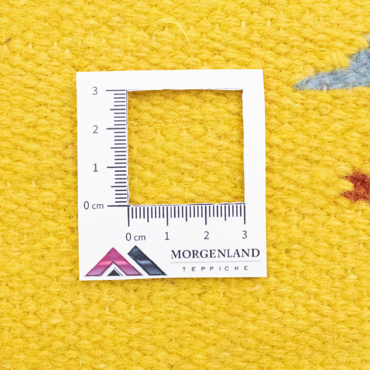 Kelim matta - trendig - 180 x 120 cm - gul