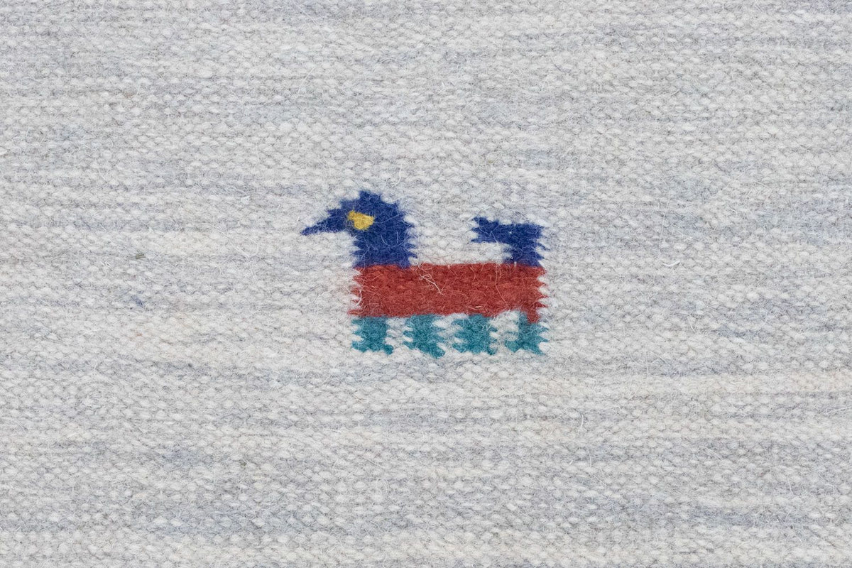 Kelim matta - trendig - 180 x 120 cm - beige