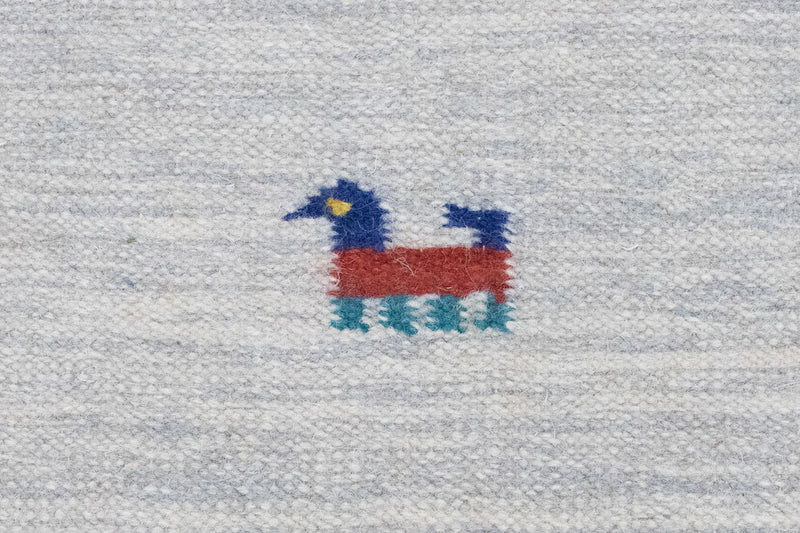 Kelim matta - trendig - 180 x 120 cm - beige