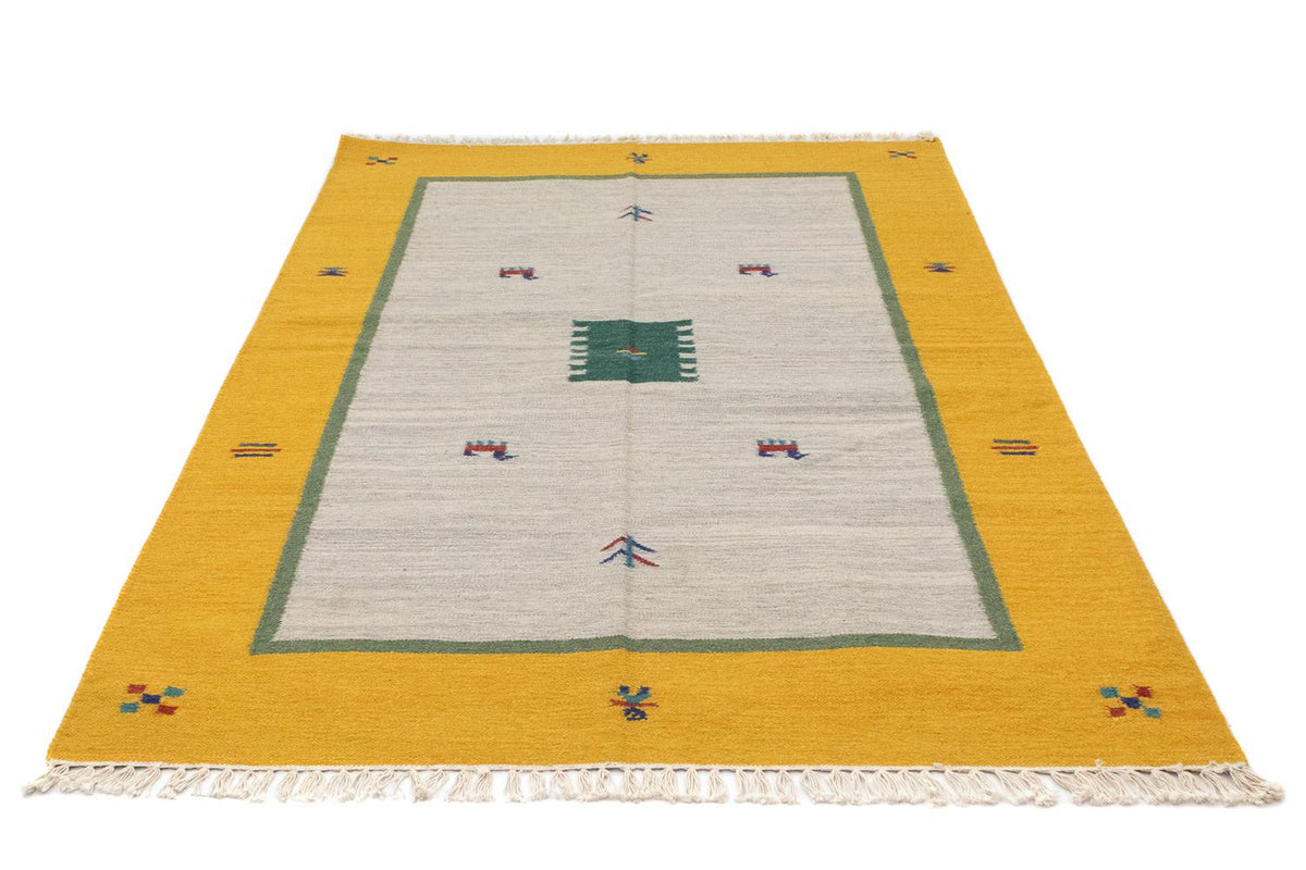 Kelim matta - trendig - 180 x 120 cm - beige