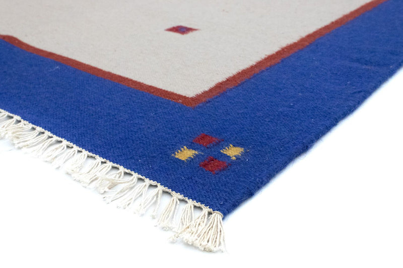 Kelim matta - trendig - 180 x 120 cm - beige