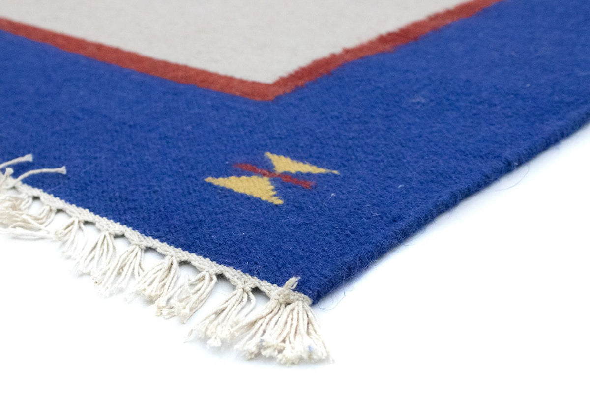 Kelim matta - trendig - 180 x 120 cm - beige