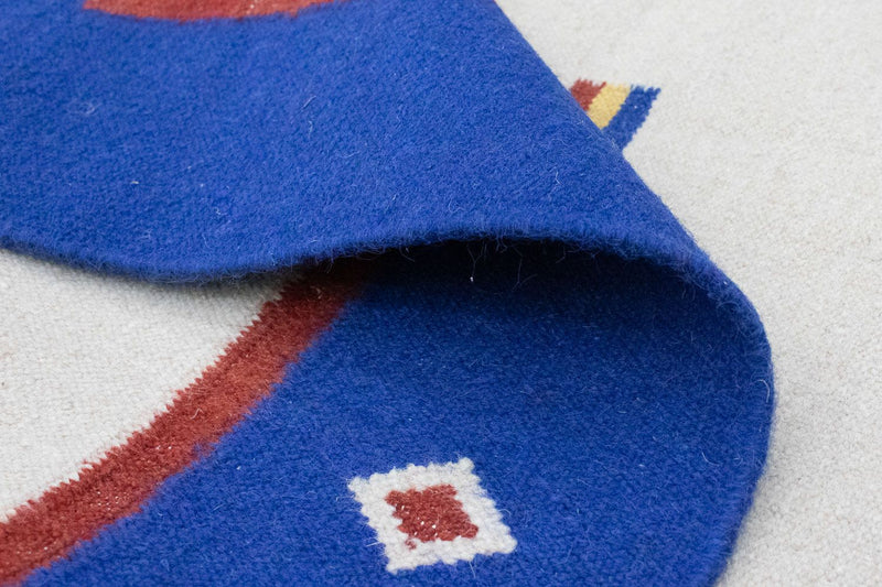 Kelim matta - trendig - 180 x 120 cm - beige