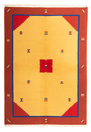 Kelim matta - trendig - 240 x 170 cm - guld