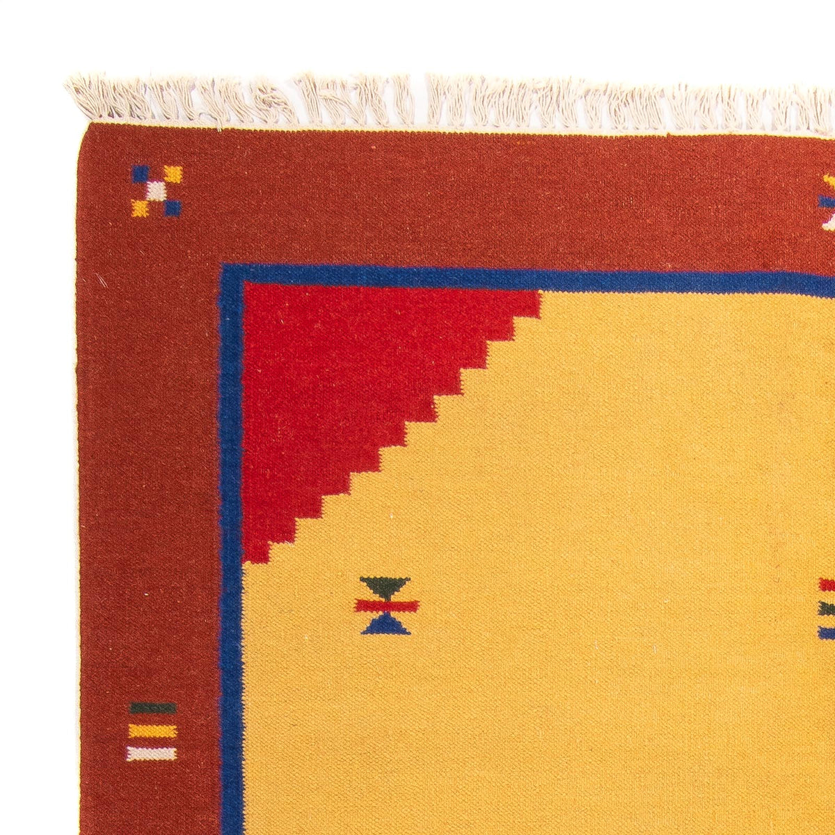 Kelim matta - trendig - 240 x 170 cm - guld