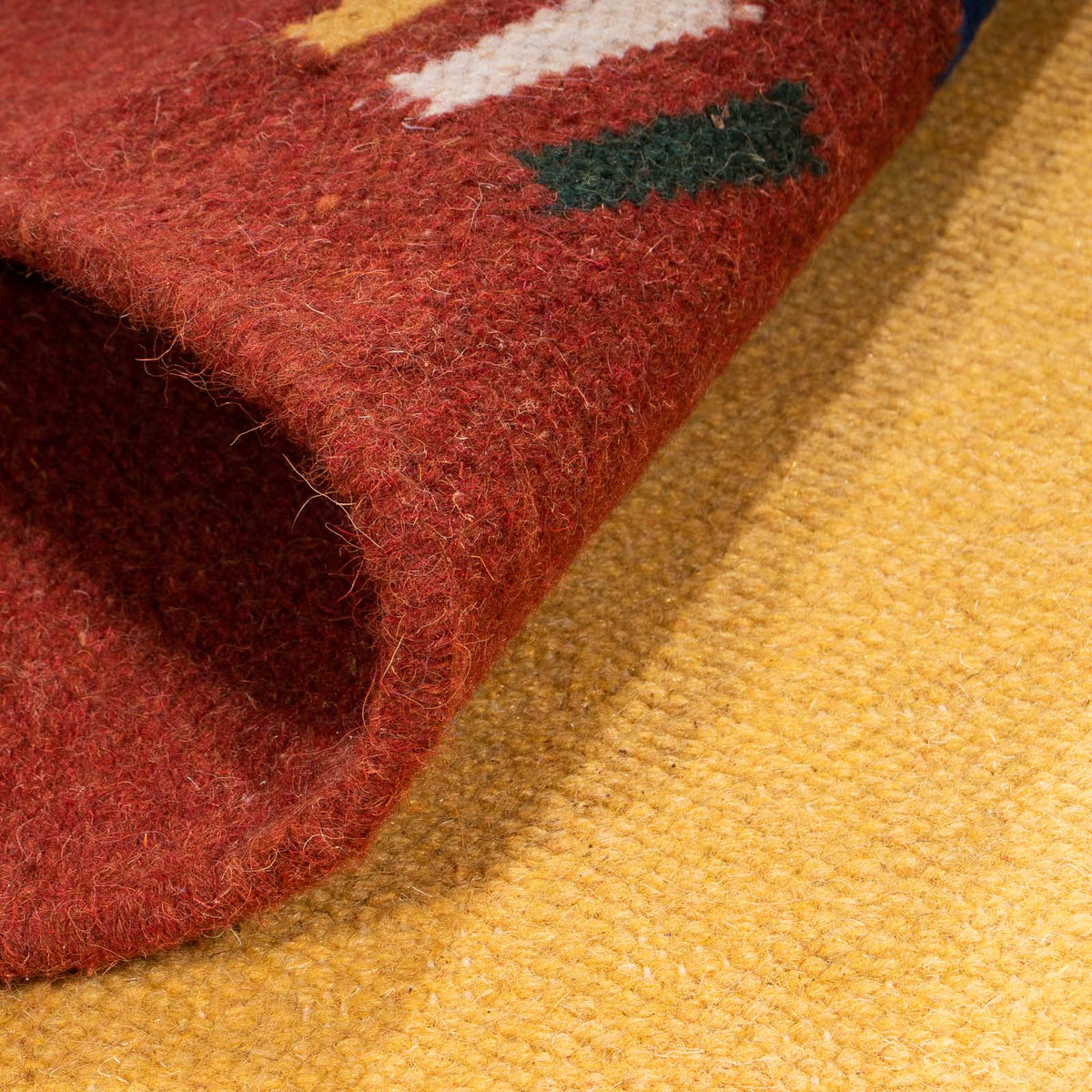 Kelim matta - trendig - 240 x 170 cm - guld