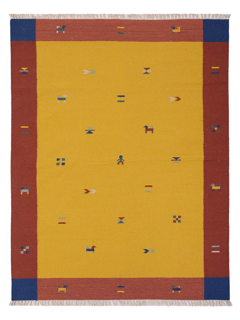 Modern kilim Mattan - Ullmatta