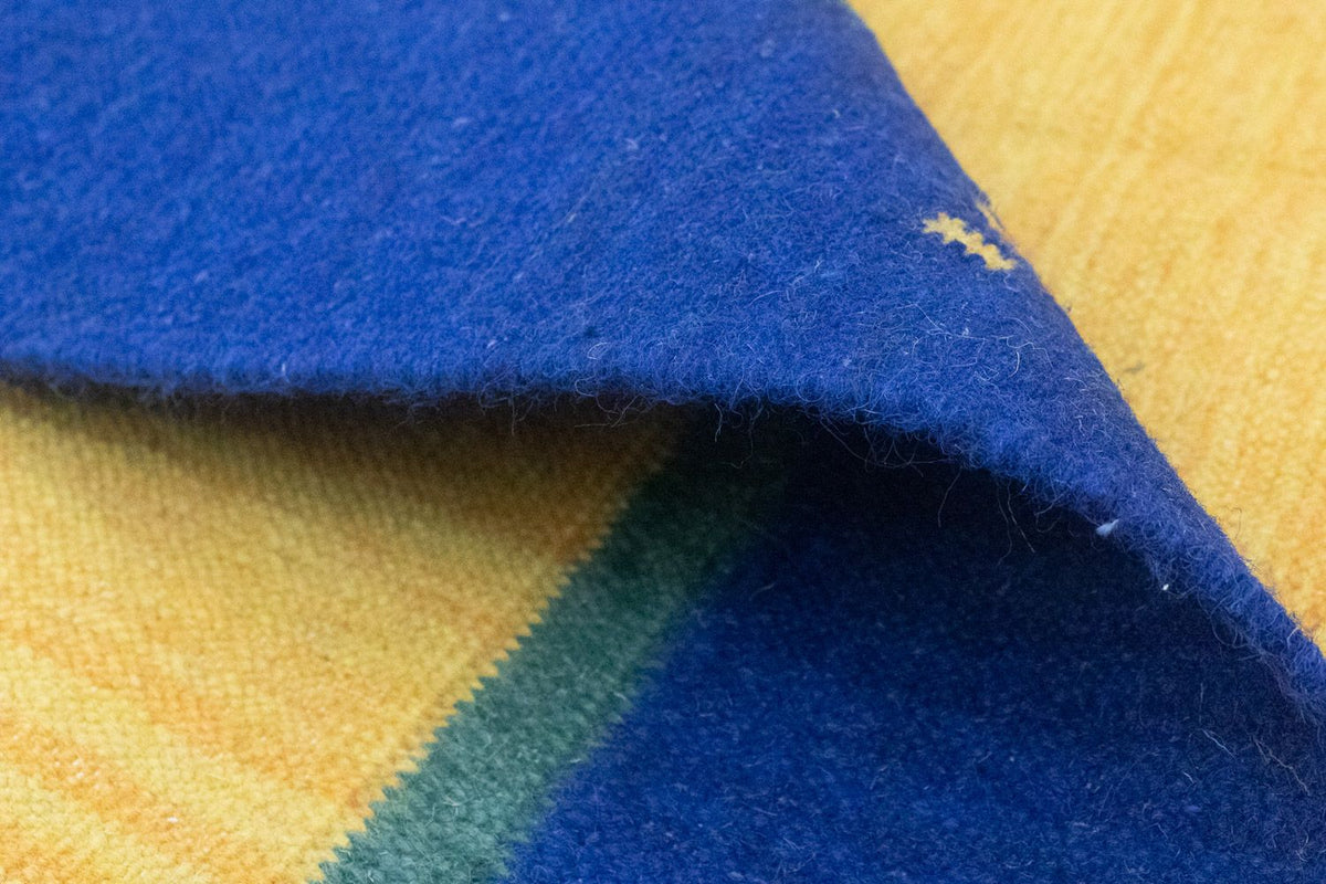 Kelim matta - trendig - 200 x 140 cm - gul