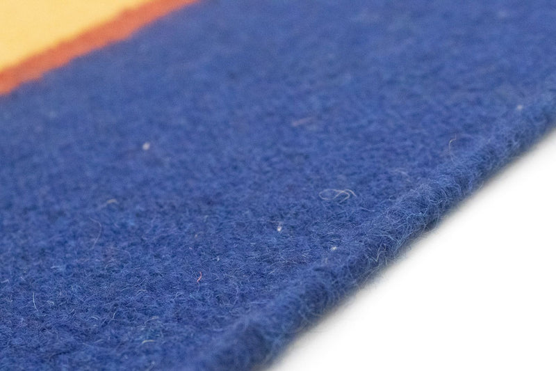 Kelim matta - trendig - 200 x 140 cm - gul