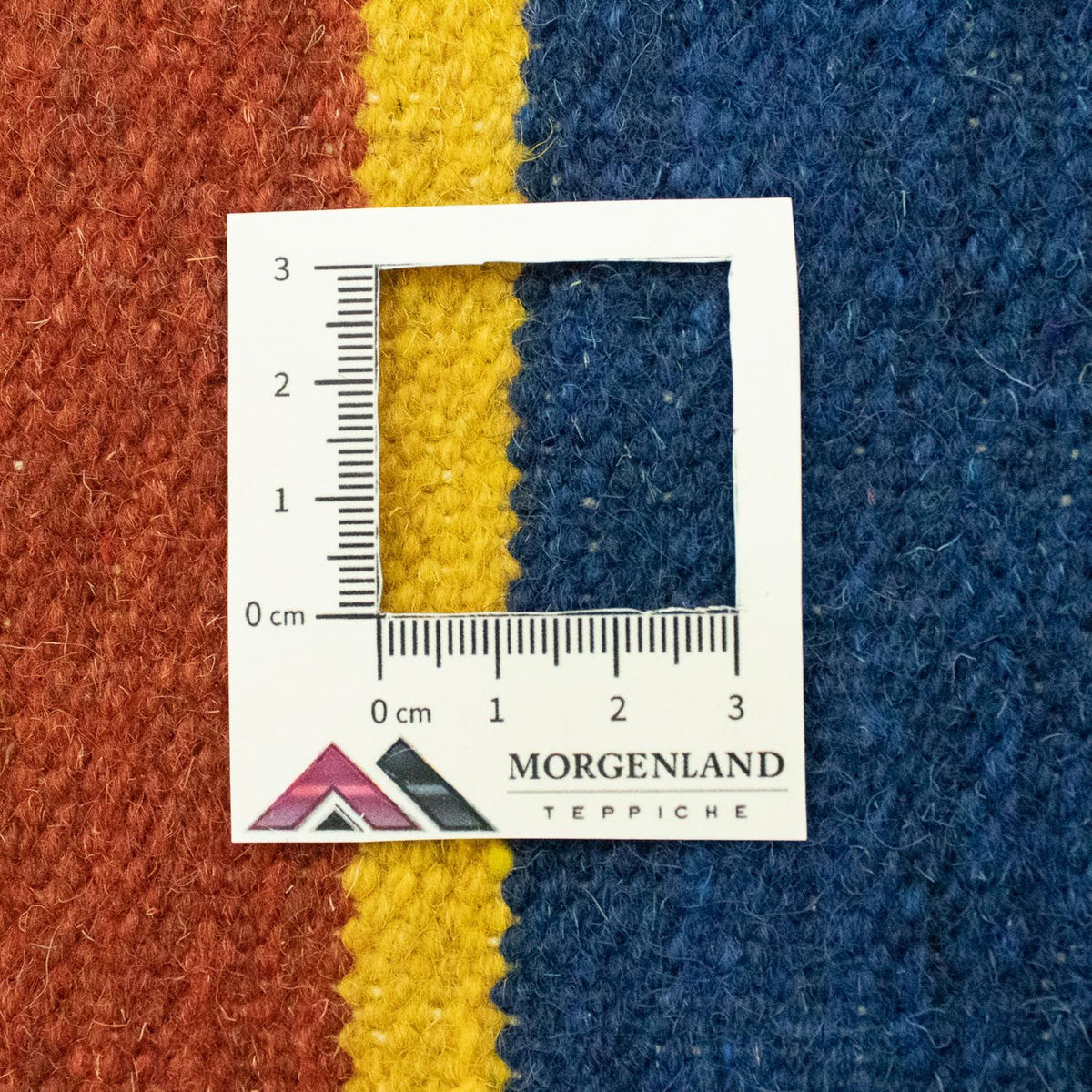 Kelim matta - trendig - 300 x 200 cm - blå