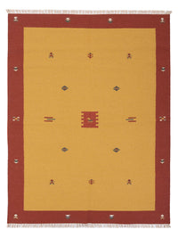 Kelim matta - trendig - 240 x 170 cm - karamell – product image