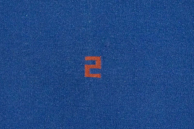 Kelim matta - trendig - 180 x 120 cm - blå