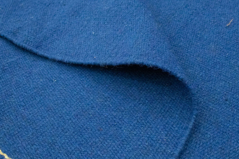 Kelim matta - trendig - 180 x 120 cm - blå