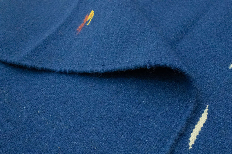 Kelim matta - trendig - 180 x 120 cm - blå