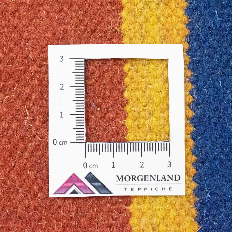 Kelim matta - trendig - 200 x 140 cm - blå