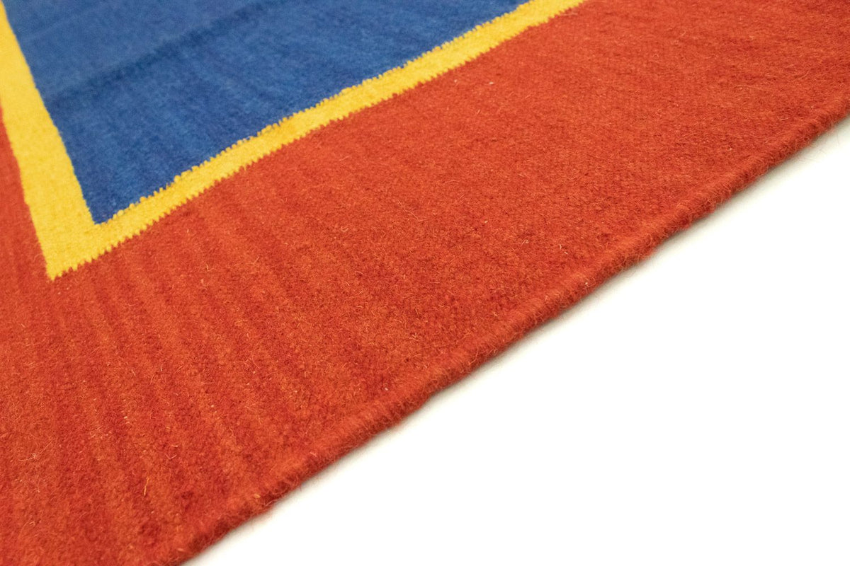 Kelim matta - trendig - 300 x 200 cm - blå