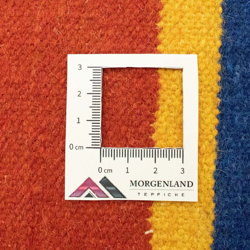 Kelim matta - trendig - 300 x 200 cm - blå