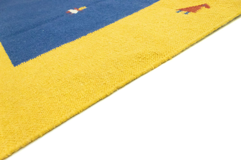 Kelim matta - trendig - 300 x 200 cm - blå