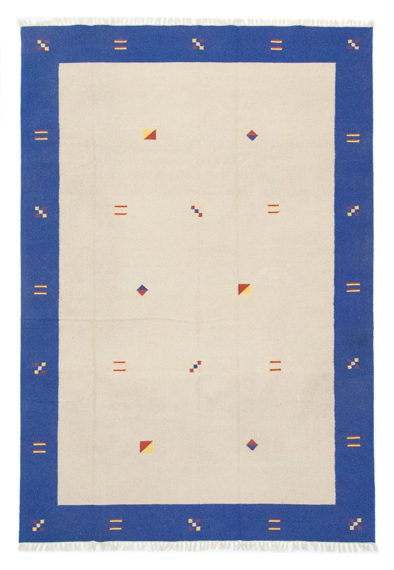 Kelim matta - trendig - 300 x 200 cm - beige