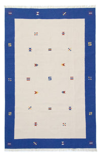 Kelim matta - trendig - 300 x 200 cm - beige