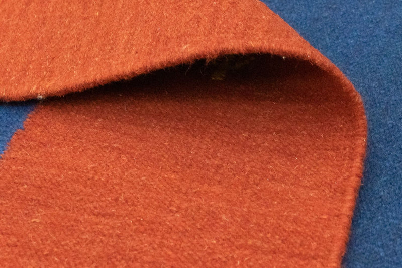 Kelim matta - trendig - 300 x 200 cm - blå