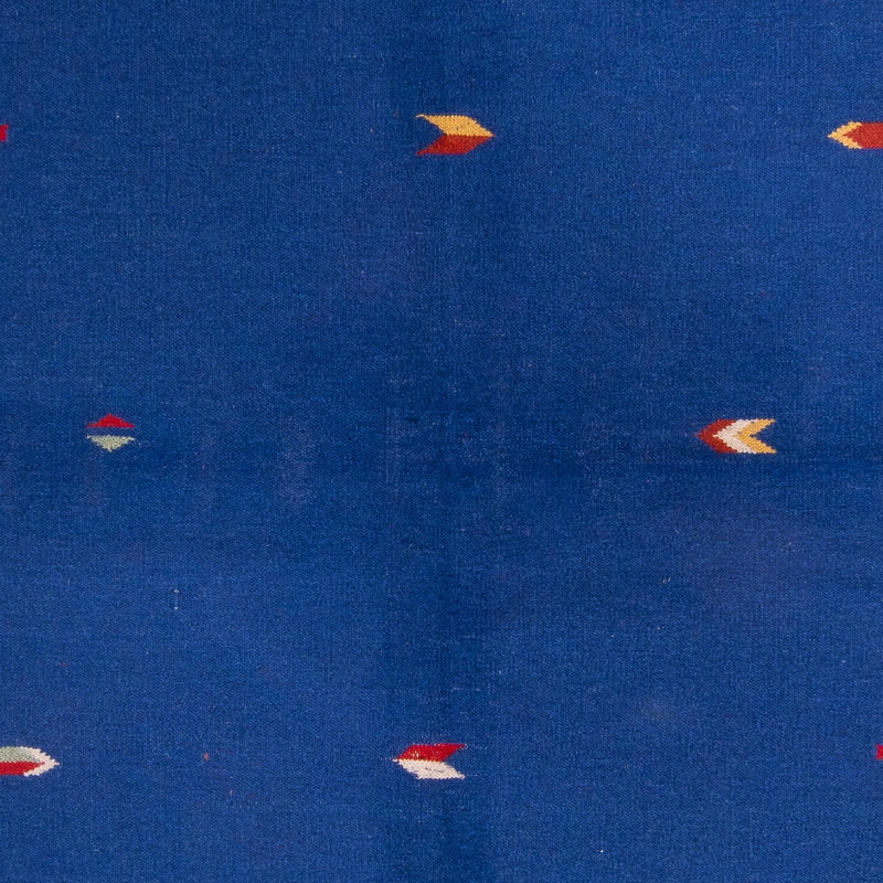 Kelim matta - trendig - 240 x 170 cm - mörkblå