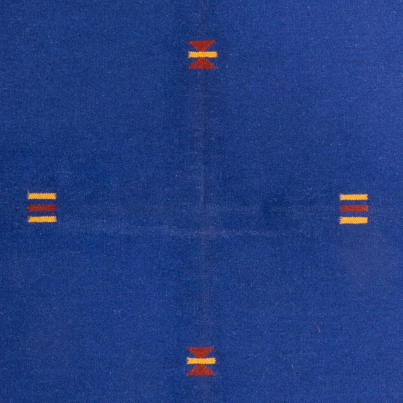 Kelim matta - trendig - 240 x 170 cm - mörkblå