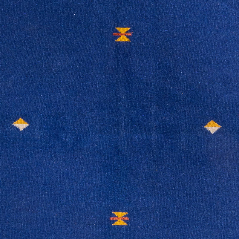 Kelim matta - trendig - 240 x 170 cm - mörkblå