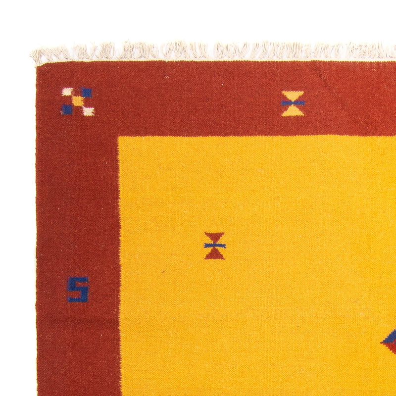 Kelim matta - trendig - 240 x 170 cm - guld