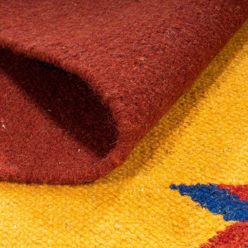 Kelim matta - trendig - 240 x 170 cm - guld