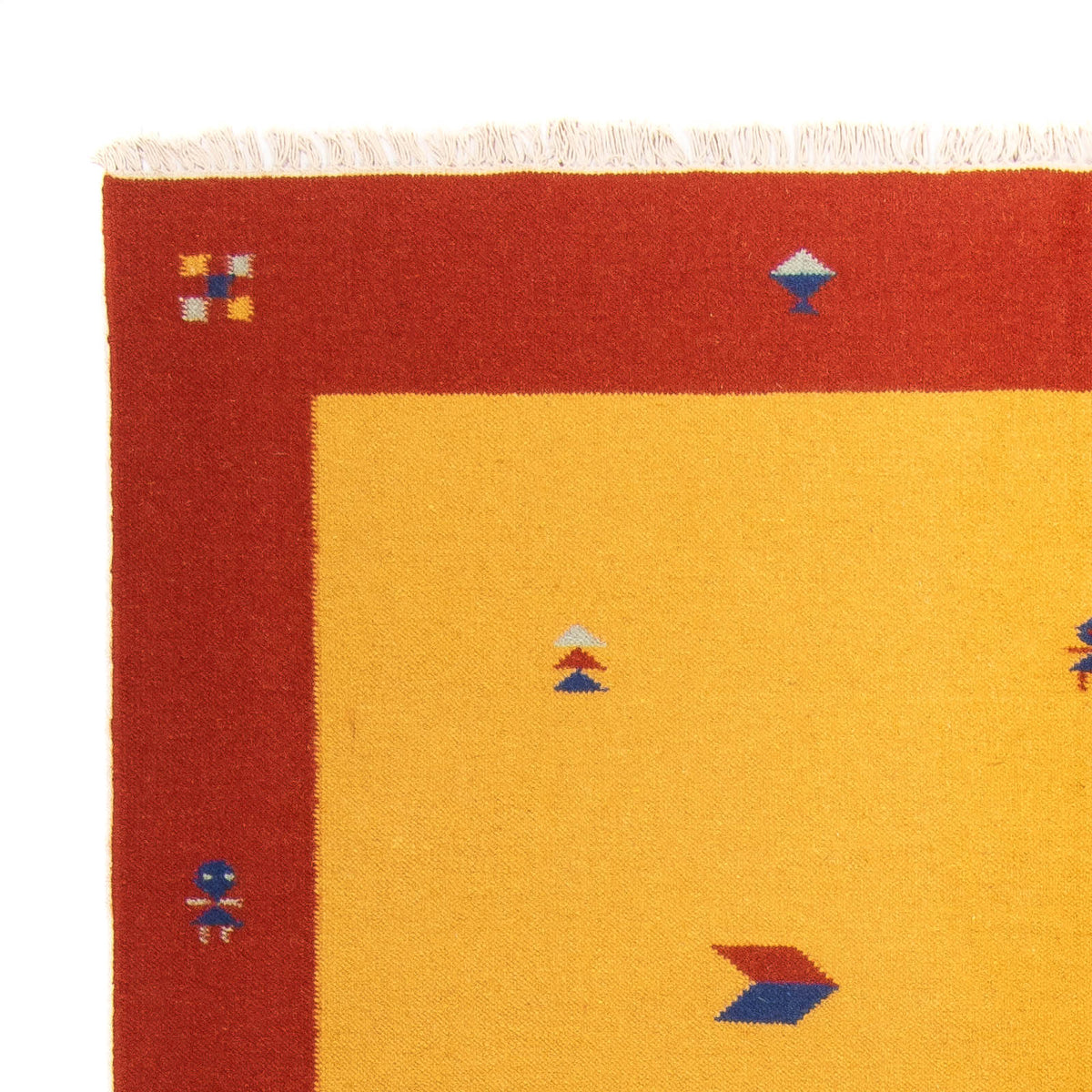 Kelim matta - trendig - 240 x 170 cm - guld