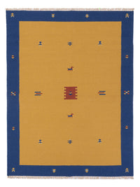 Kelim matta - trendig - 240 x 170 cm - karamell