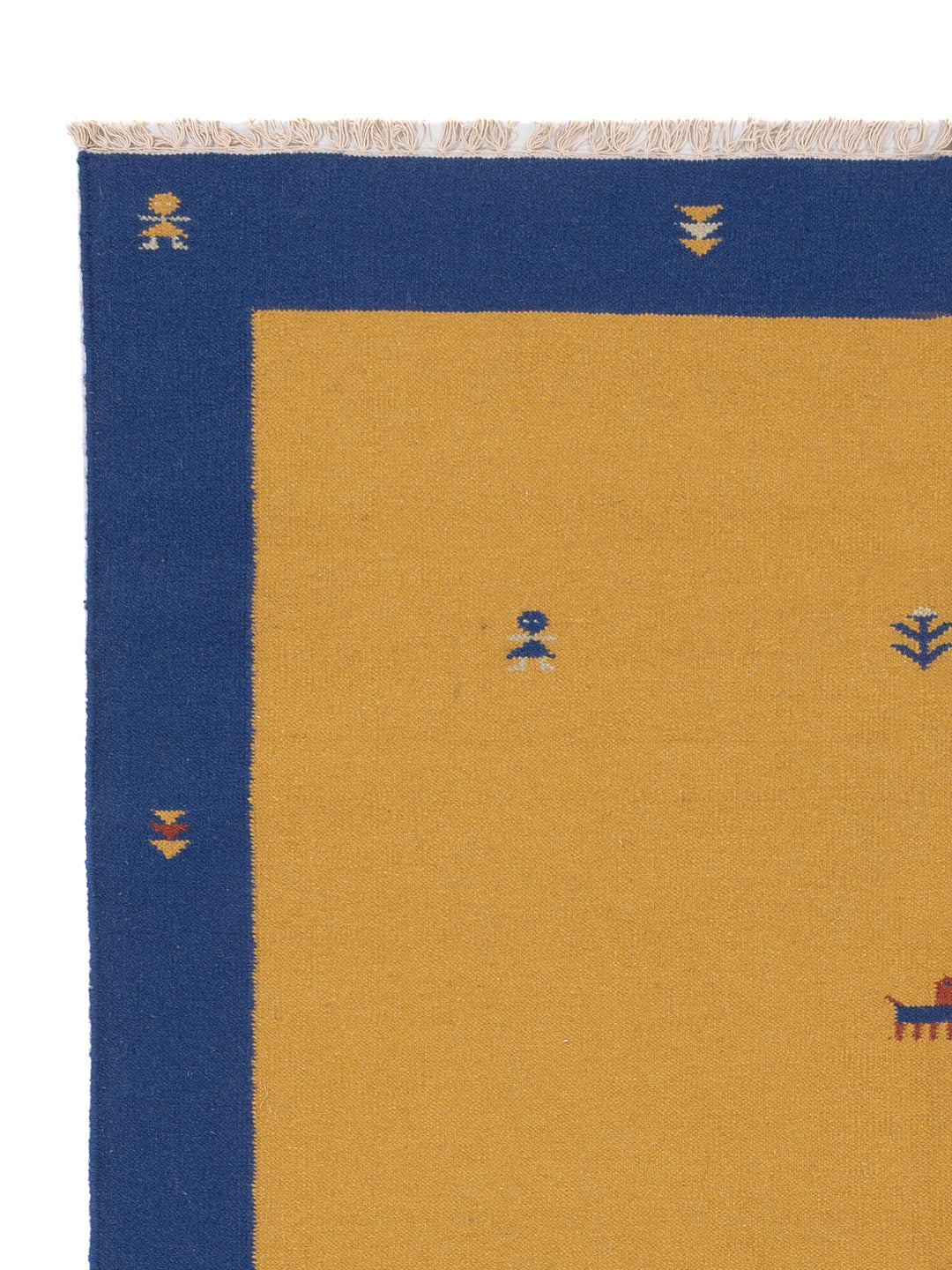 Kelim matta - trendig - 240 x 170 cm - karamell