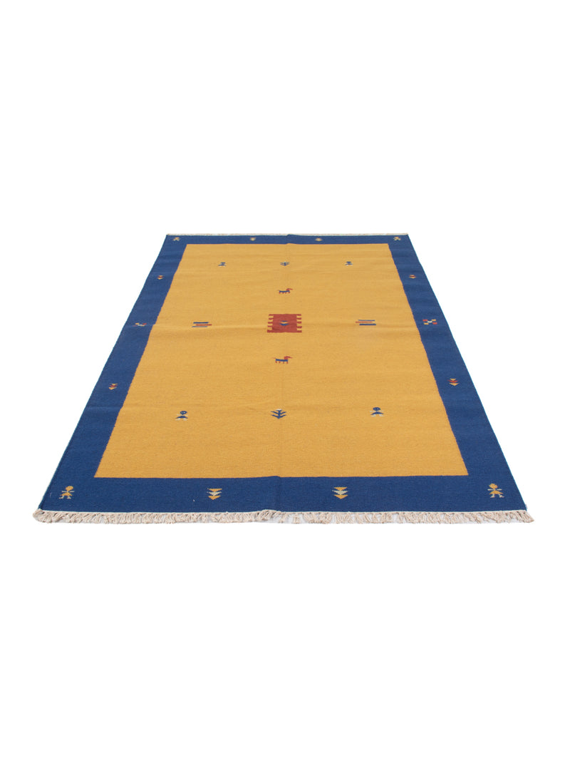 Kelim matta - trendig - 240 x 170 cm - karamell