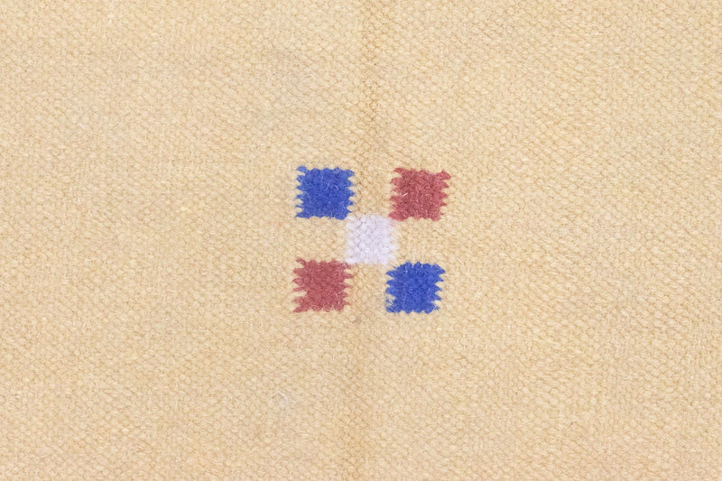 Kelim matta - trendig - 200 x 140 cm - gul