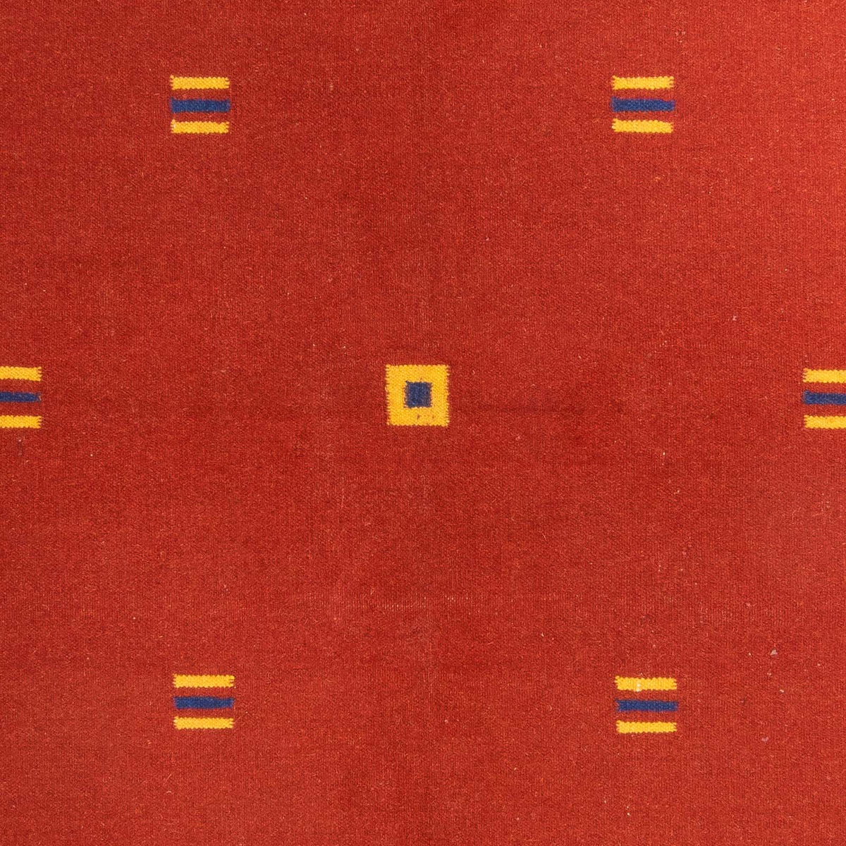 Kelim matta - trendig - 240 x 170 cm - mörkröd